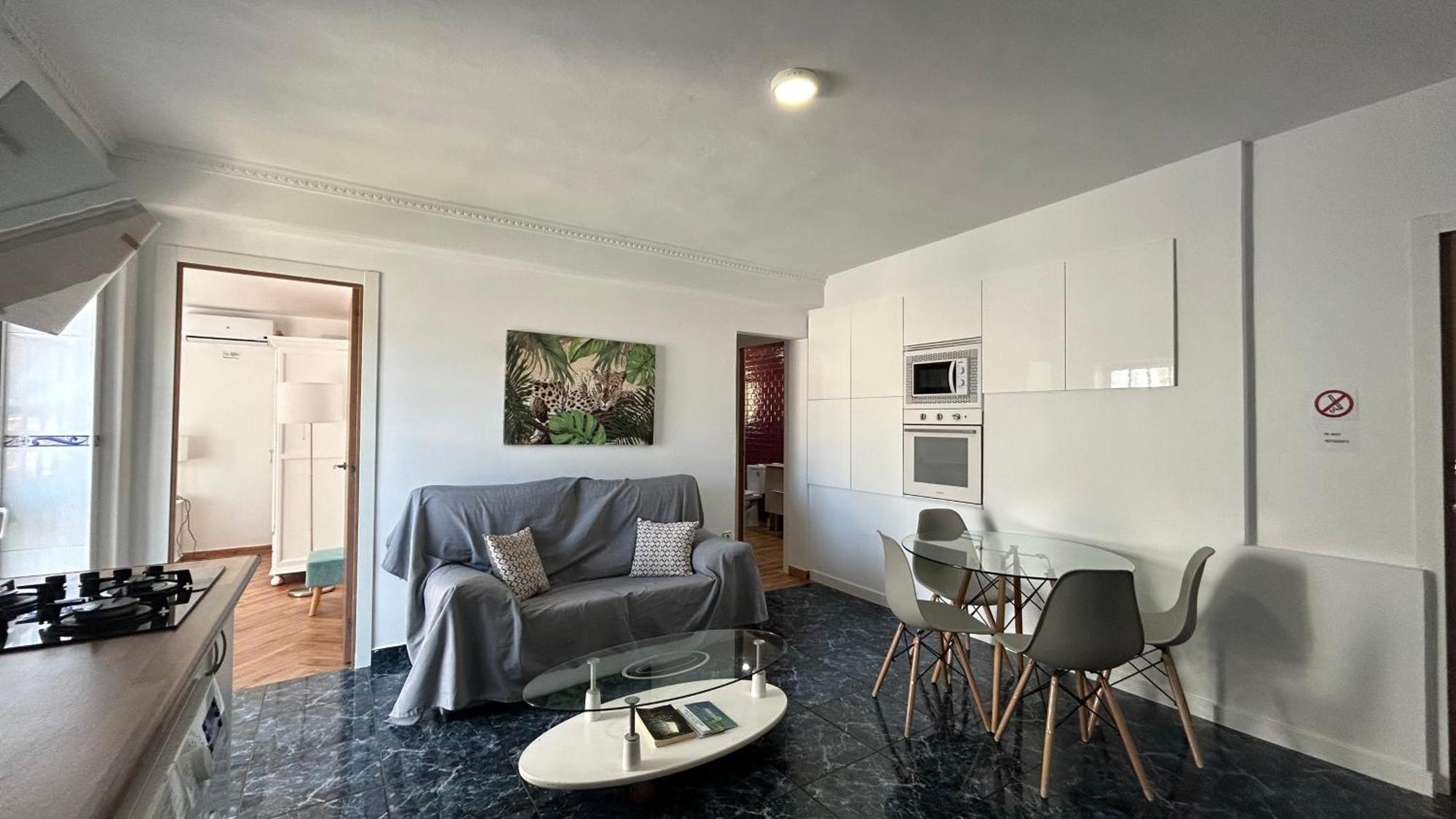 Piso Con Gran Terraza En Malaga Arenas Apartman Kültér fotó
